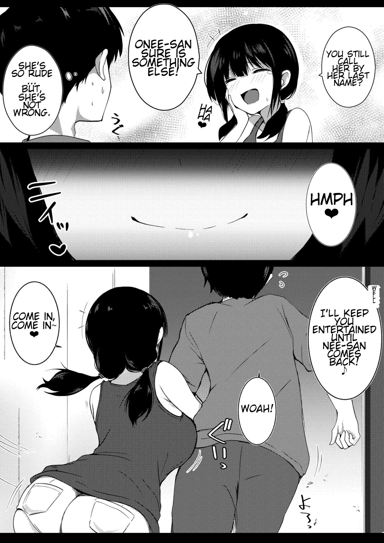 Hentai Manga Comic-I can't resist the temptation of her younger sister.-Read-8